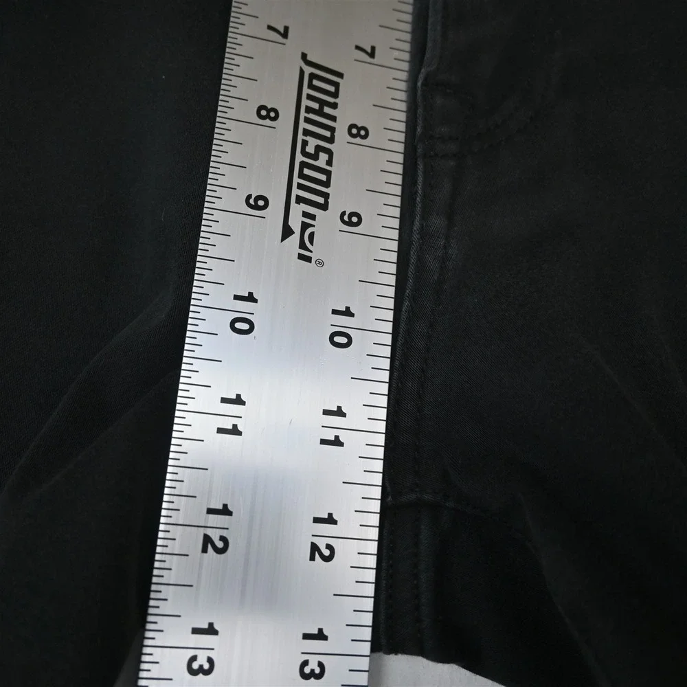 34 Heritage 36x36 Black Brushed Stretch Denim Straight 5 Pocket Mens Jeans
